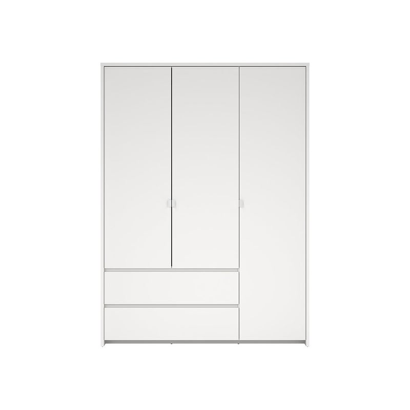 Next szafa 3 drzwi 2 szuflady 149x200cm biały.