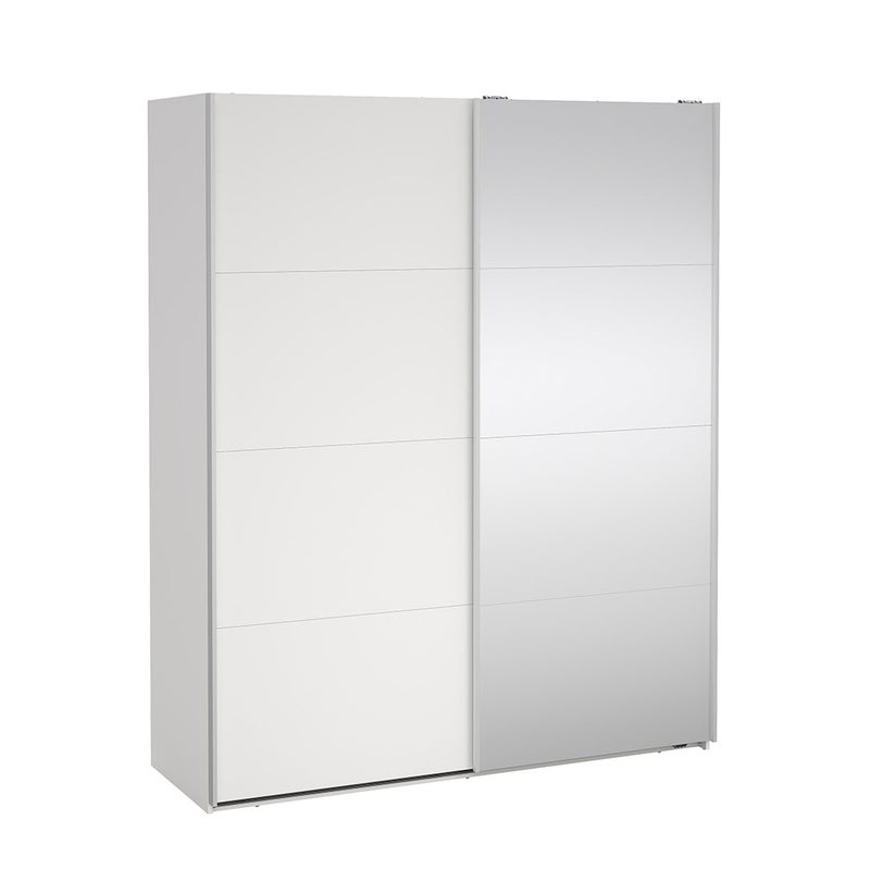 Bergamo szafa przesuwna 2 drzwi 180x220cm biały.