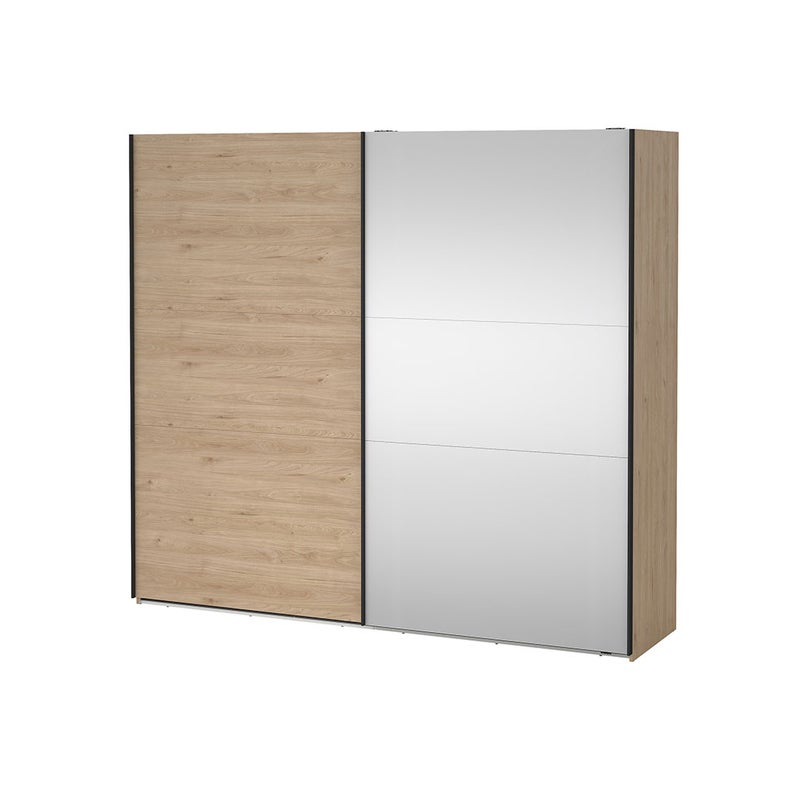Como szafa przesuwna 2 drzwi 245x220cm dąb dekor.