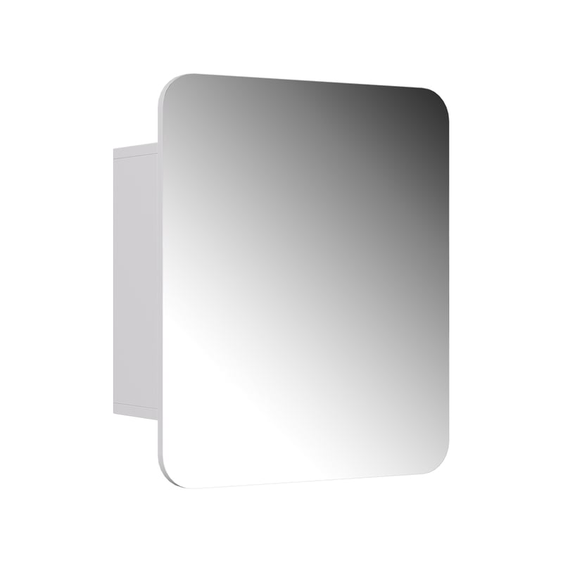 Vicco Szafka z lustrem w łazience Zino, Biały, 60 x 50 cm z półkami