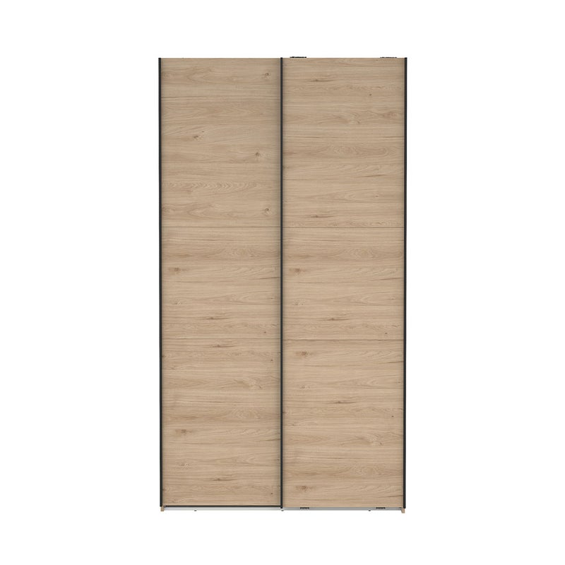 Como szafa przesuwna 2 drzwi 120x220cm dąb dekor.