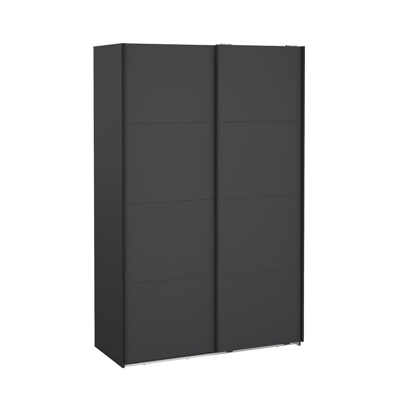 Bergamo szafa przesuwna 2 drzwi 140x220cm matowy szary.