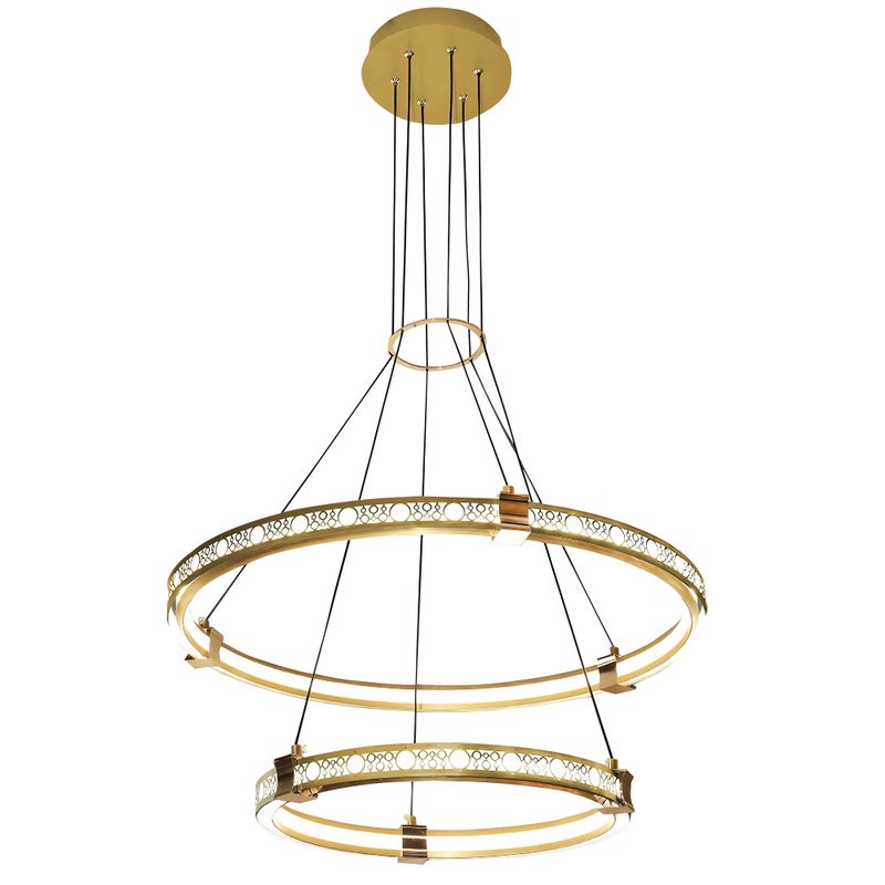 Lampa Sufitowa Wisząca Led Toolight Lhj037-Cp2 Złoty