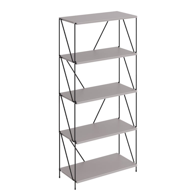 Vicco Półka na książki Ravix, Zielony/czarny, 60 x 134.5 cm