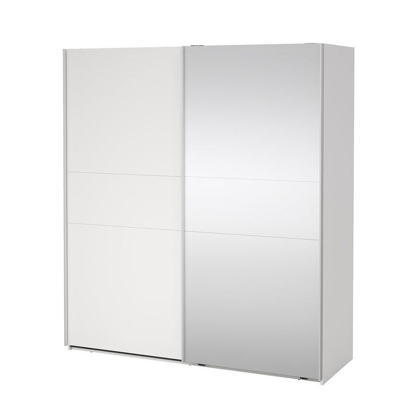 Como szafa przesuwna 2 drzwi 180x200cm biały.