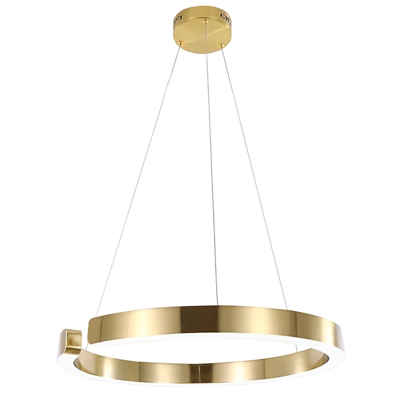 Lampa Sufitowa Wisząca Led Toolight Lhj053-Cp1 C Złoty, Złoty Szczotkowany