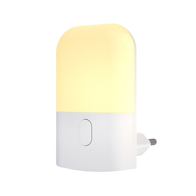 Kinkiet ścienny Kama biały LED 0.5W 2700K 10lm do sypialni wym: 8 x 5,07 x 5,8 cm tworzywo sztuczne IP20 Eko-Light
