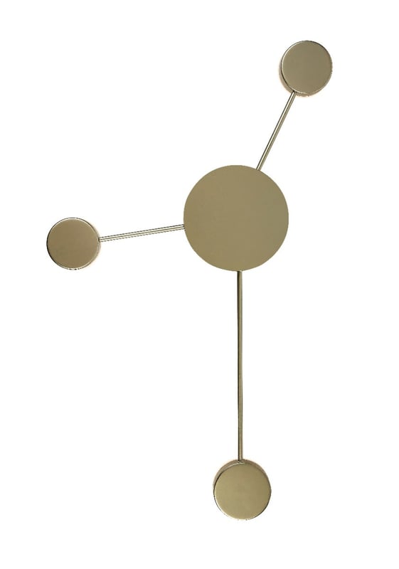 Kinkiet ścienny Amadeo złoty LED 10W 3000K 1250lm dekoracyjny wym: 69 x 52 x 6 cm metal IP20 Rabalux