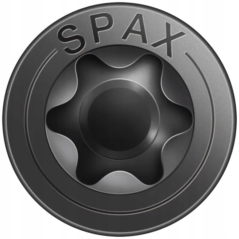 Wkręty do drewna SPAX4,5x50mm torx,niepełny gwint,łeb stożkowy,czarne200szt