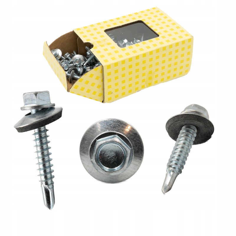 Wkręty samowiercące blachowkręt 5,5 x 45mm z EPDM - 100 szt. PGB