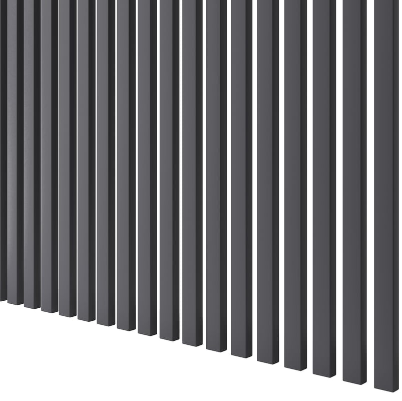 Lamele Slim 3x1,8cm LAMELE3D - grafit mat