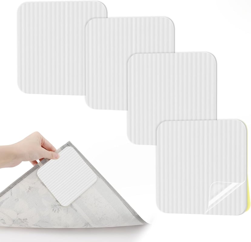 Dywanik antypoślizgowy, 4 szt. Naklejka na dywanik antypoślizgowy Dywanik antypoślizgowy Vacuum Tech Dywanik antypoślizgowy Utrzymaj dywanik na miejsc