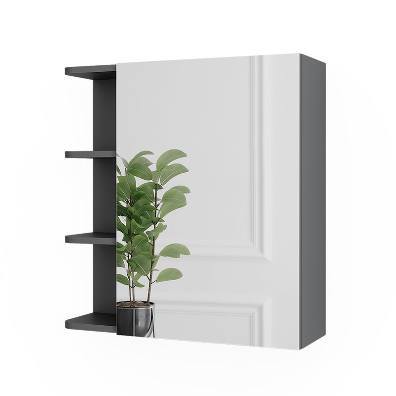 Vicco Szafka z lustrem Fynn, Antracyt, 62 x 64 cm