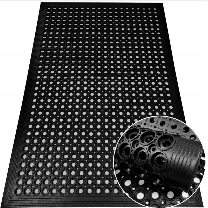 WYCIERACZKA GUMOWA Z NAJAZDEM 80x120 cm