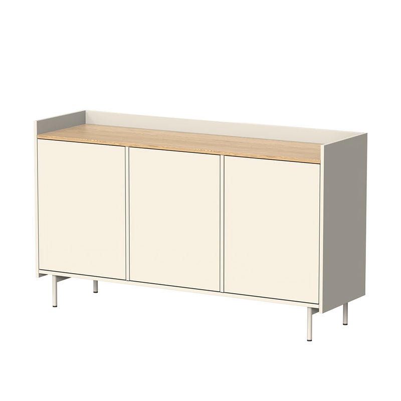 Vicco Kredens Velina, Kremowy, 140 x 82 cm z 6 przegródkami