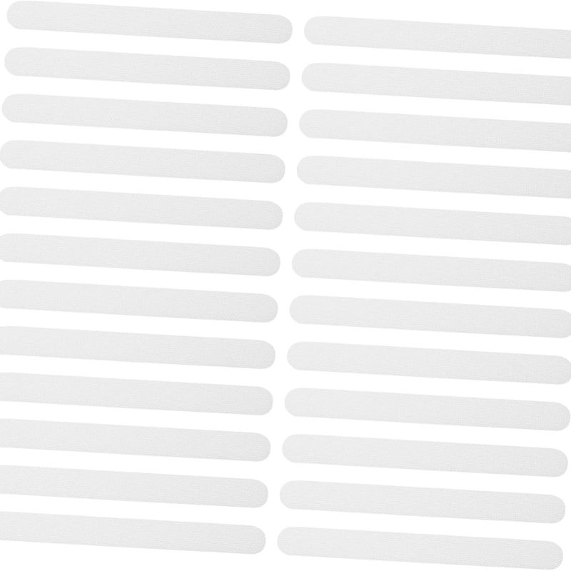 24 sztuki przezroczystych naklejek antypoślizgowych Peva do łazienki na schody i podłogi w kuchni, samoprzylepna mata antypoślizgowa