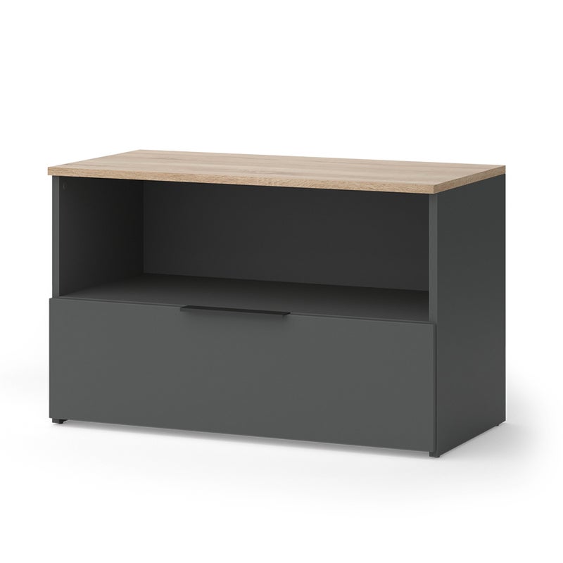 Vicco Kredens Wido, Antracyt/Sonoma, 80 x 50 cm z 1 zamkniętą przegrodą