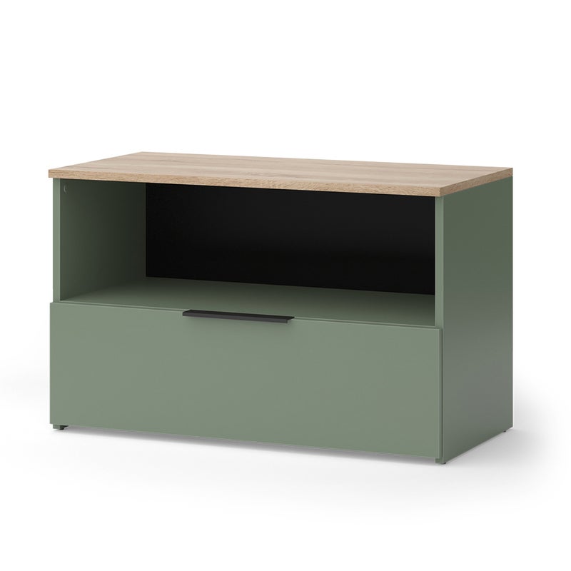 Vicco Kredens Wido, Zielony, 80 x 50 cm z 1 zamkniętą przegrodą