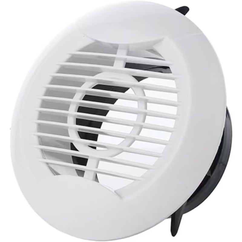 Okrągła kratka wentylacyjna ABS ze zintegrowaną kratką do łazienek, biur i kuchni (nowe proste łopatki 150 mm)