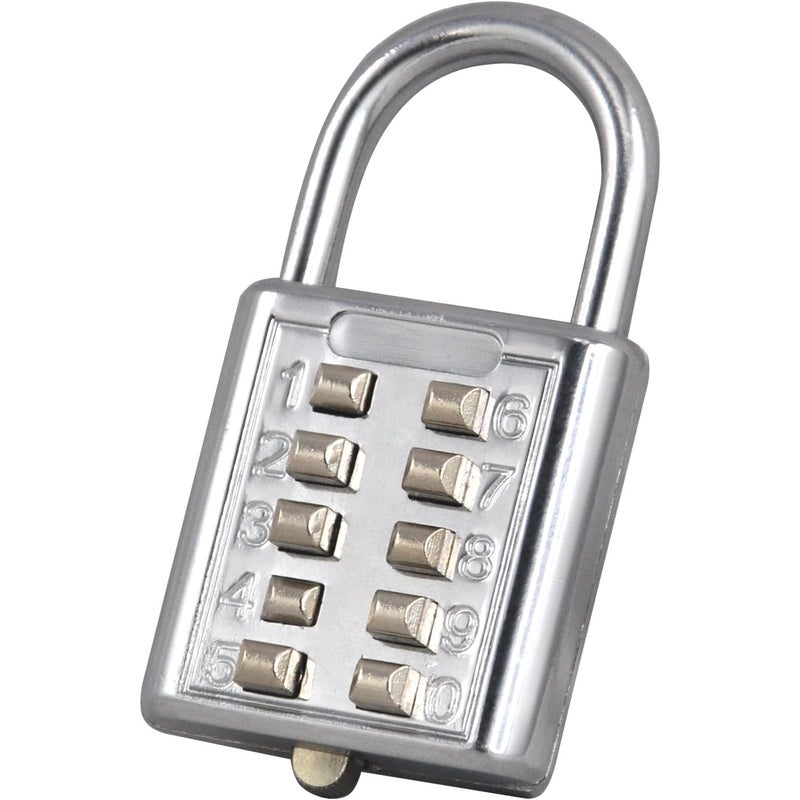 Kłódka szyfrowa 10-cyfrowa 38 mm