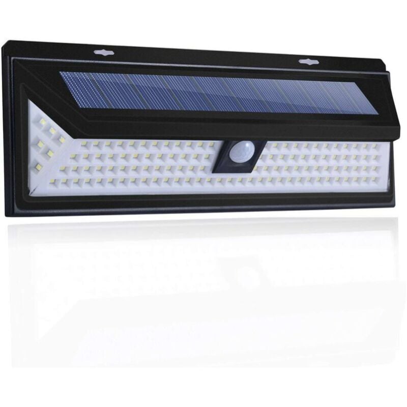 Kinkiet solarny - 118 diod LED, 1000 lumenów, czujnik ruchu PIR, wodoodporność IP65, oświetlenie ogrodowe