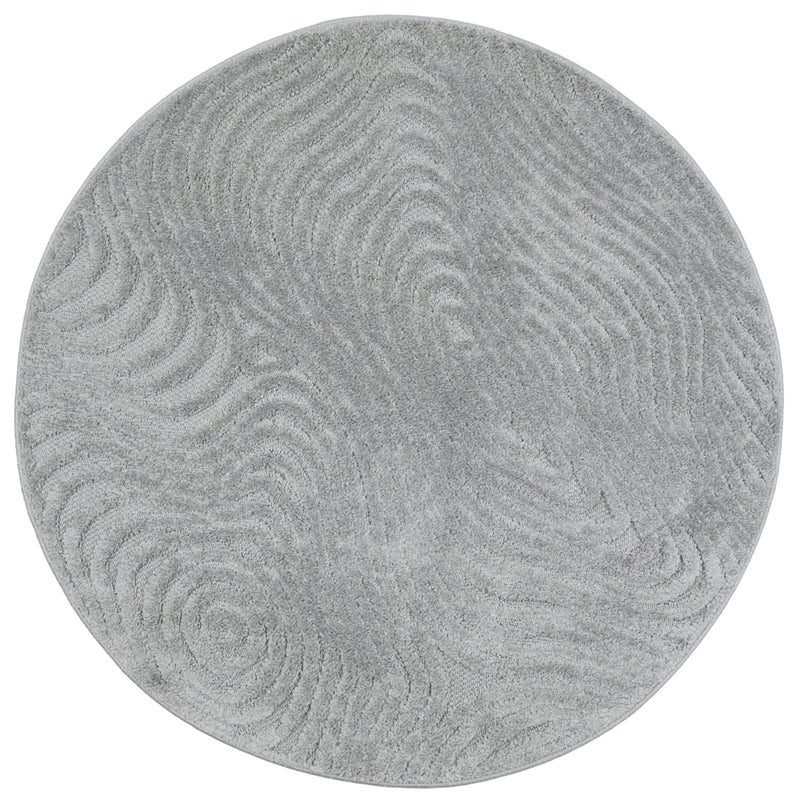 Dywan okrągły boho Cora 120 cm OEKO-TEX szary