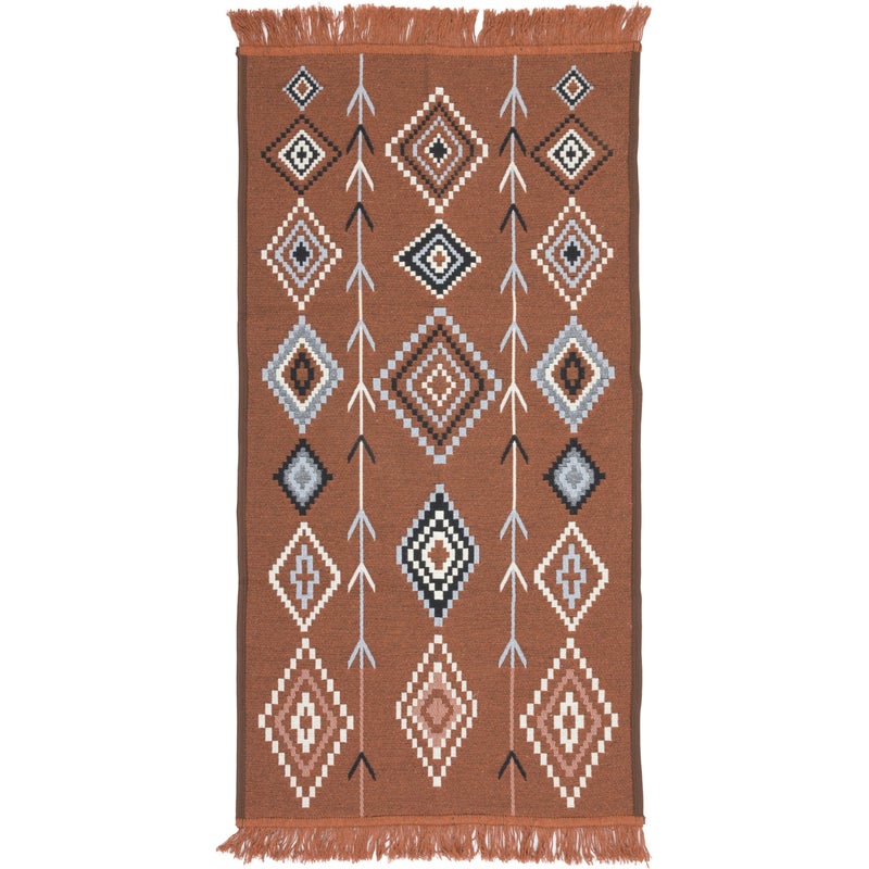 Dywan Kilim Nord 60x120 cm Aztecki terra