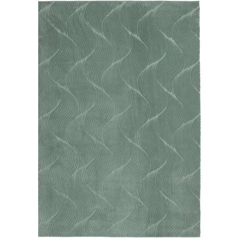 Dywan nowoczesny Sater Fala 160x220 cm OEKO-TEX szarozielony