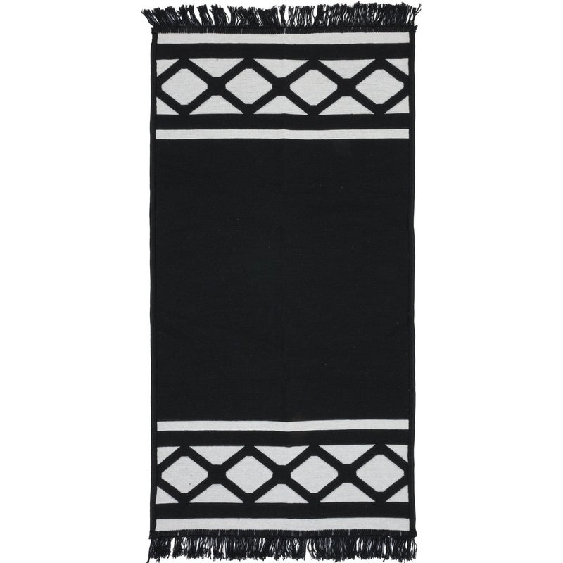 Dywan Kilim Nord 60x120 cm Grecki czarny