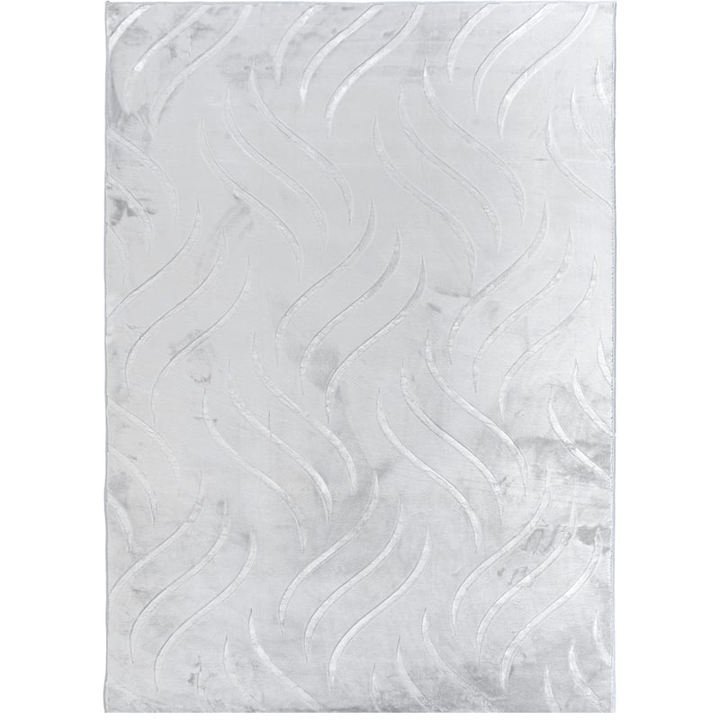 Dywan Glamour 3D 120x170 cm Fala szary