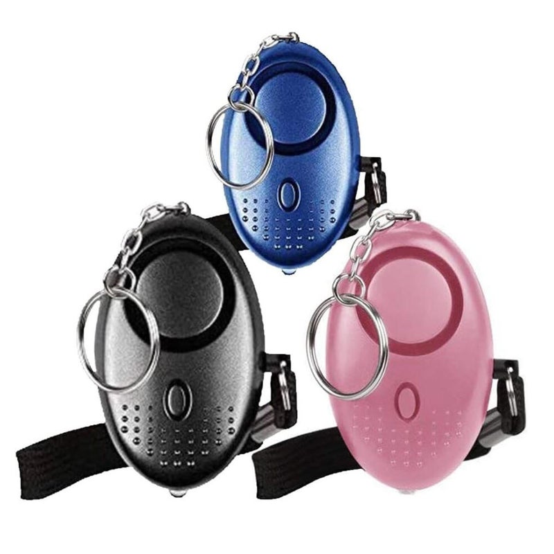 3-częściowy alarm osobisty, latarka LED o mocy 130 dB dla dzieci/kobiet/osób starszych