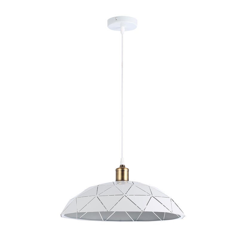 Lampa wisząca sufitowa Dalia E27 115 cm IP20 biała miedziana MasterLED