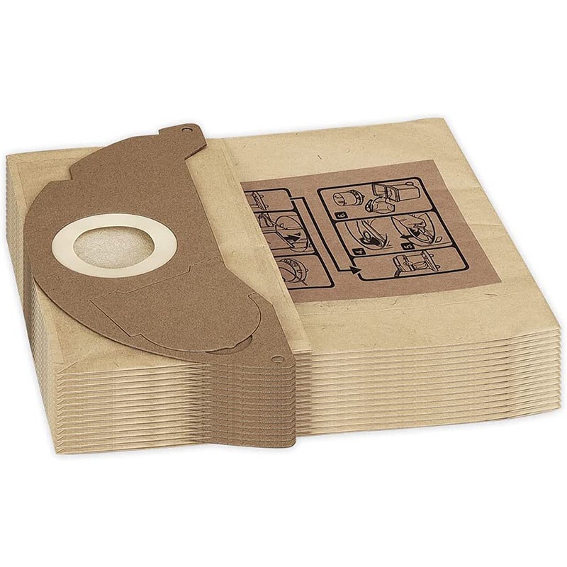 10 worków filtracyjnych zamiennych do odkurzacza Karcher WD2 MV2 6.904-322.0 WD2250 A2004 A2054