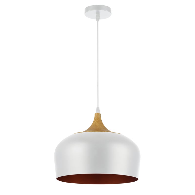 Lampa wisząca Lumina E27 żyrandol 124 cm IP20 biała złota MasterLED