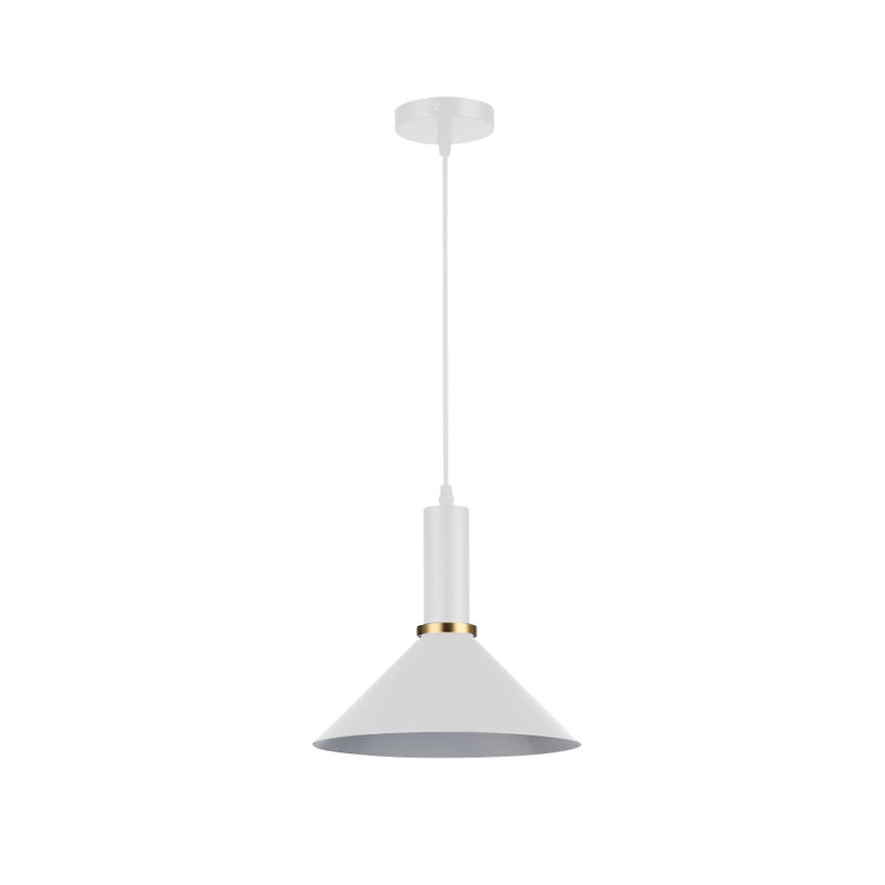 Lampa wisząca Olena E27 125 cm IP20 biała miedziana MasterLED