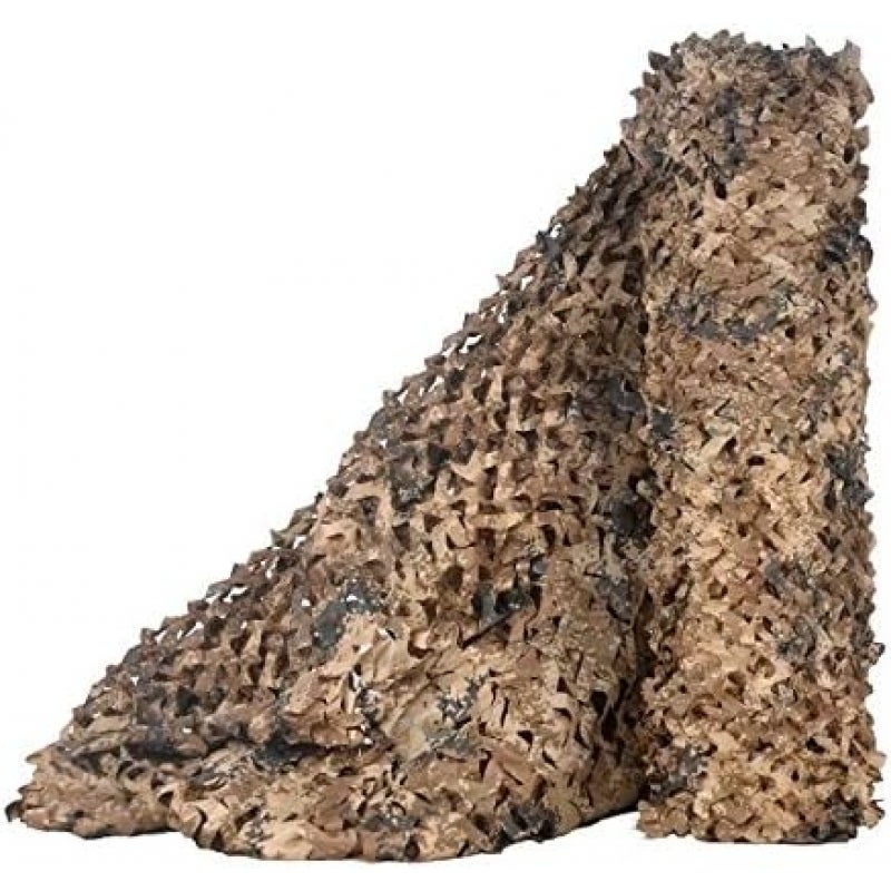Siatka maskująca – idealna do kamuflażu, polowań i dekoracji – siatka przeciwsłoneczna, 1,5 m x 9 m
