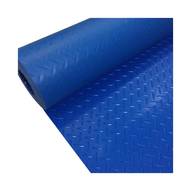 Mata drabinkowa do basenu, mata ochronna na drabinkę do basenu, mata antypoślizgowa na schody, mata drabinkowa (niebieska) 0,9x1m
