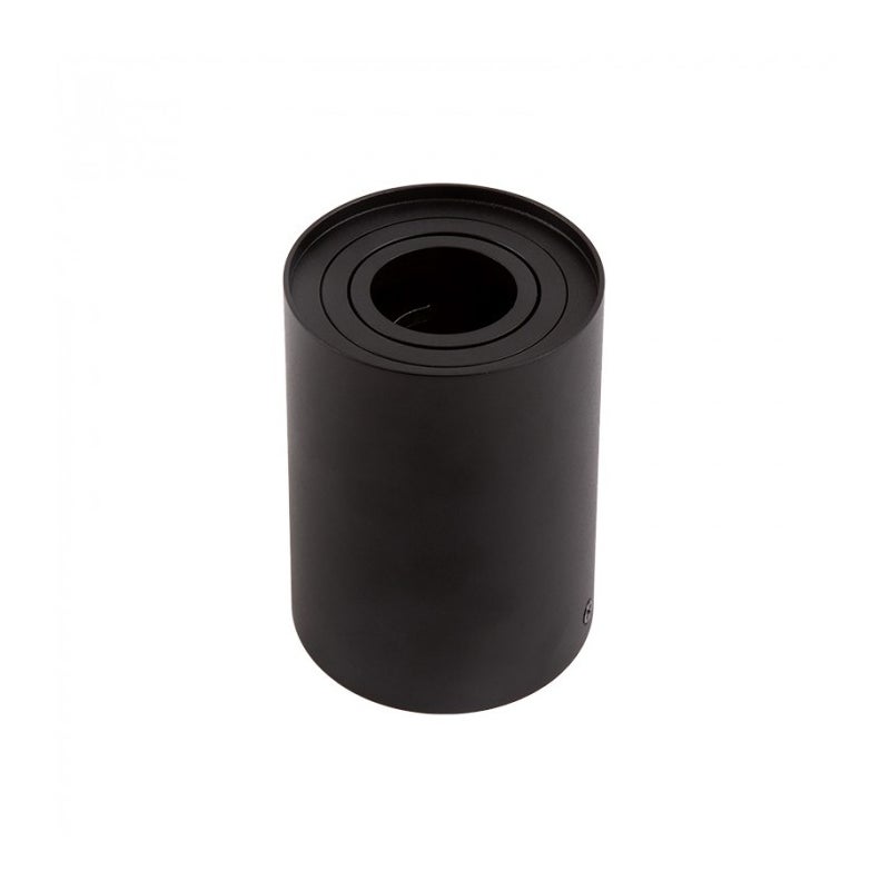 Reflektor sufitowy spot natynkowy Spot okrągły czarny 1xGU10x35W wym: 12,5 x 9,6 x 9,6 cm aluminium Ecolight