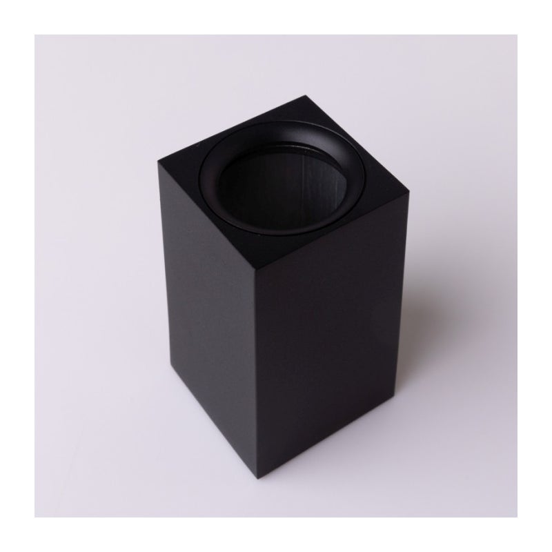 Reflektor sufitowy spot natynkowy Spot kwadratowy czarny 1xGU10x35W wym: 10 x 6 x 6 cm aluminium Ecolight