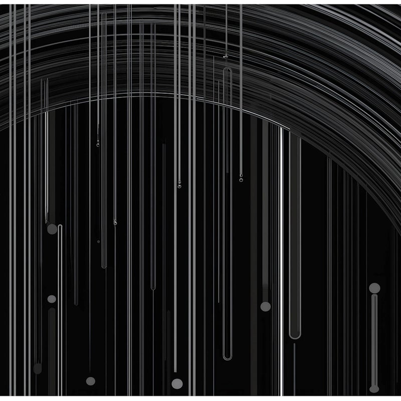 Fototapeta Abstrakcja Czarno Biała Linie 250x175 cm Tapeta Do Sypialni Salonu Kuchni Na Flizelinie