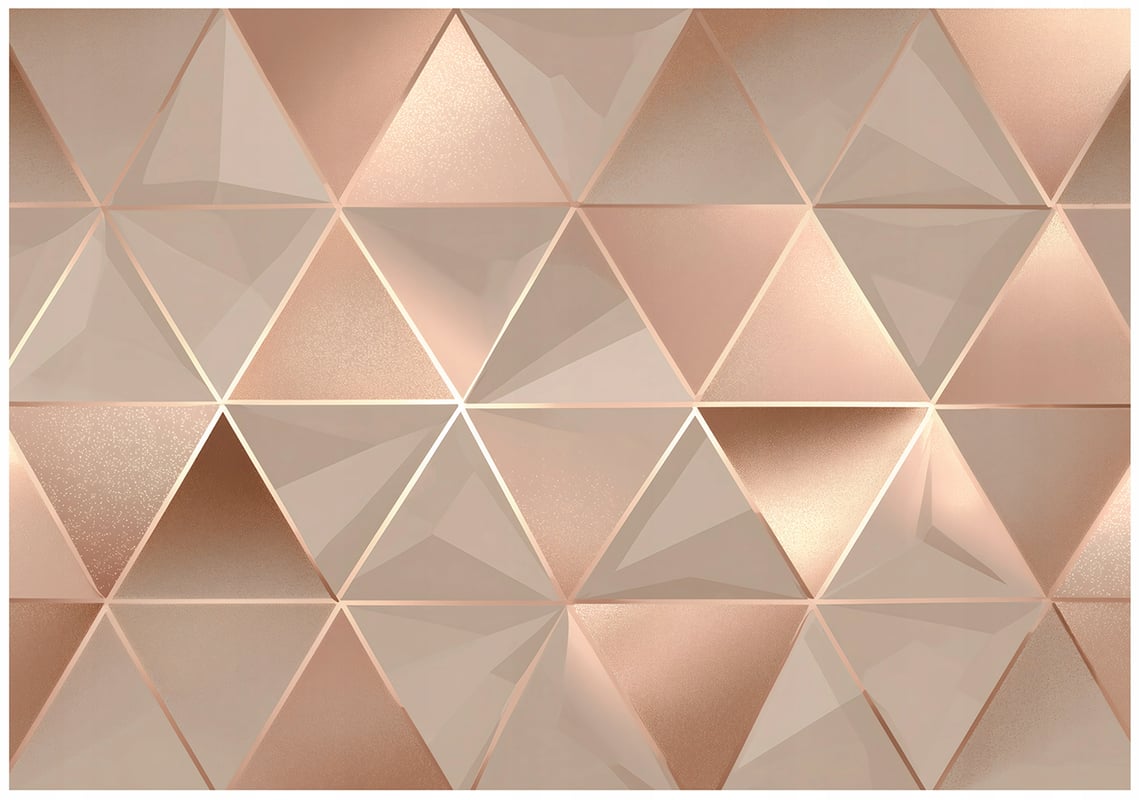 Fototapeta Abstrakcja Geometryczna Glamour 300x210 cm Tapeta Do Sypialni Salonu Kuchni Na Flizelinie