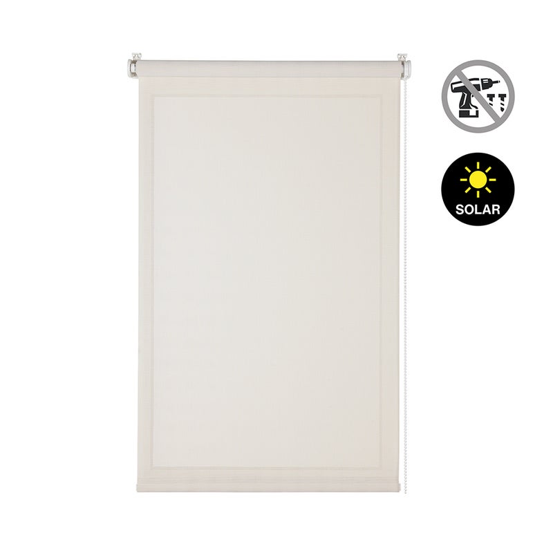 Roleta screen EasyFix, roleta bezinwazyjna Beżowa 45x180