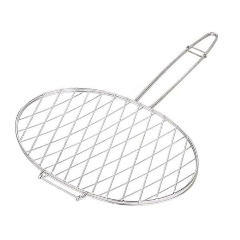 Grill, siatka do grilla, kosz do grillowania na zewnątrz, szczypce do ryb z grilla, nadaje się na kemping, grill