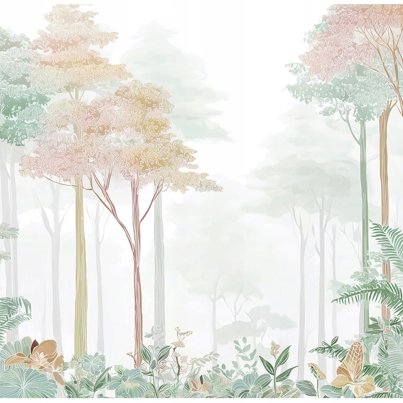 Fototapeta Las Drzewa Natura 400x280 cm Tapeta Do Sypialni Salonu Kuchni Na Flizelinie