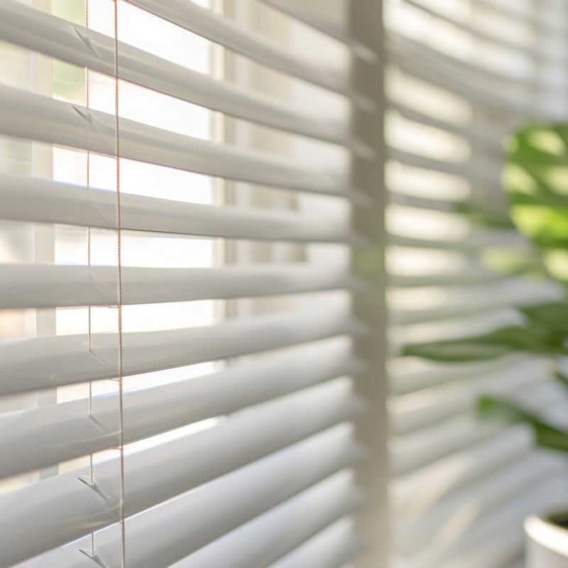 Żaluzja aluminiowa ze sznurkiem, kolor biały, 180x250 cm