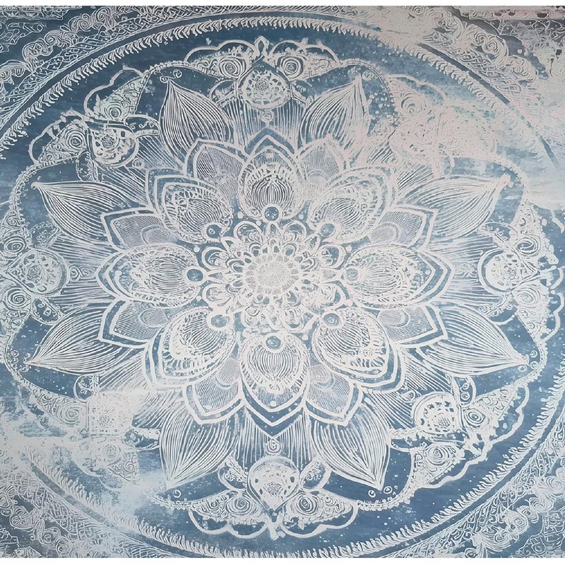 Fototapeta Mandala Orientalny Beton 250x175 cm Tapeta Do Sypialni Salonu Kuchni Na Flizelinie