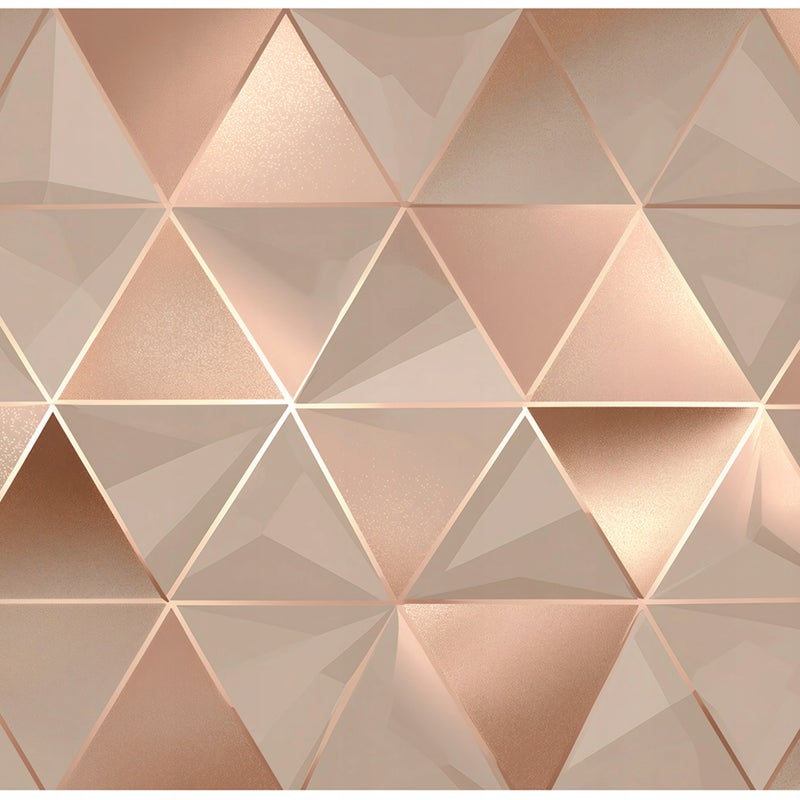 Fototapeta Abstrakcja Geometryczna Glamour 350x250 cm Tapeta Do Sypialni Salonu Kuchni Na Flizelinie