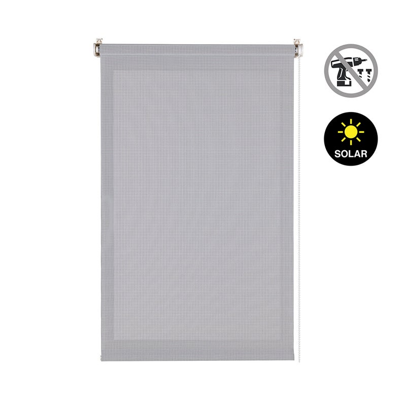 Roleta screen EasyFix, roleta bezinwazyjna Szara 90x180