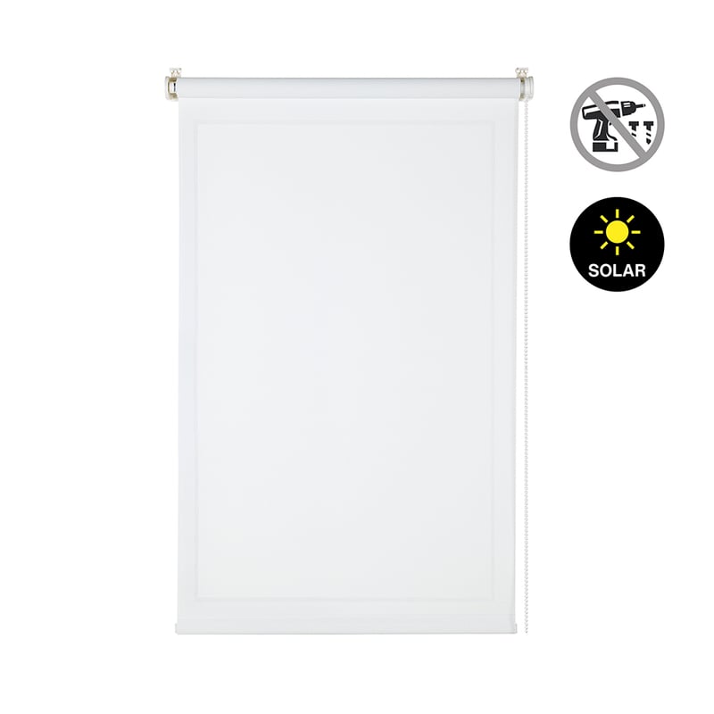 Roleta screen EasyFix, roleta bezinwazyjna Biała 60x180