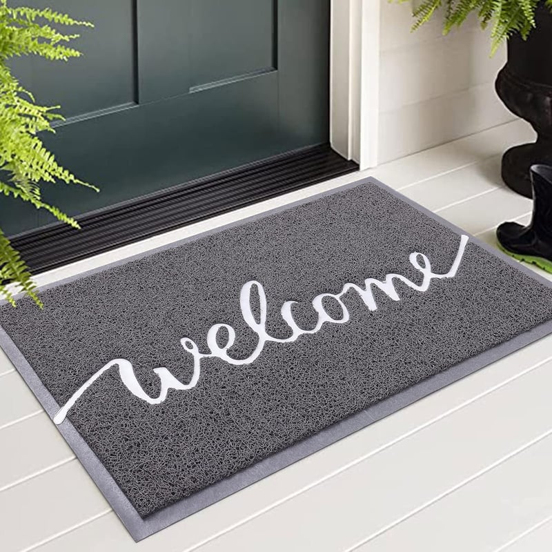 1 sztuka 80 x 120 cm (szara) Wycieraczka zewnętrzna 